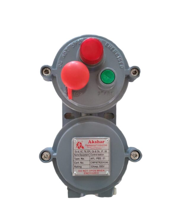 Push Button Station Start - Stop with Ind. Lamp(2 & 3 Cable Entry)